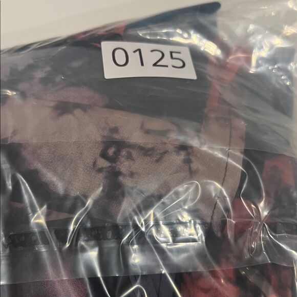 Torrid Mini Chiffon Ruffle Hem Skater Dress, size ride dye - Picture 11 of 11